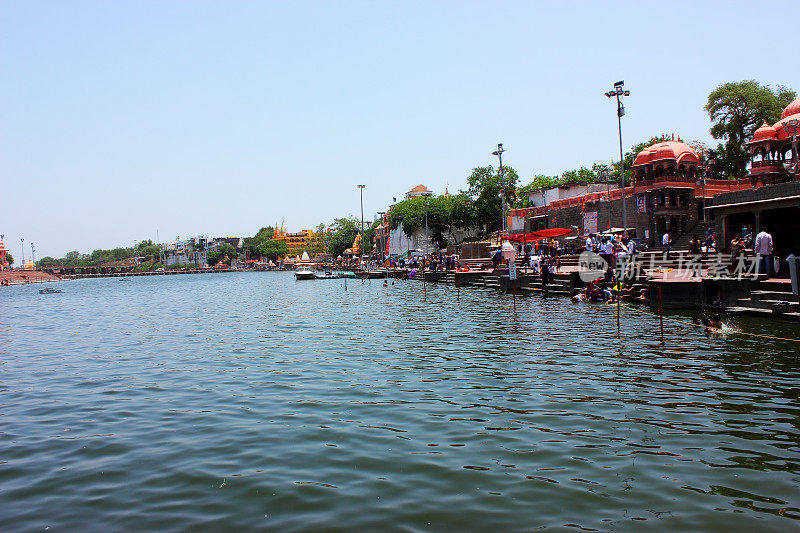 印度中央邦Ujjain的Ram Ghat